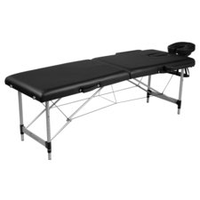 Massaging Table SPA NATURAL Black ALU